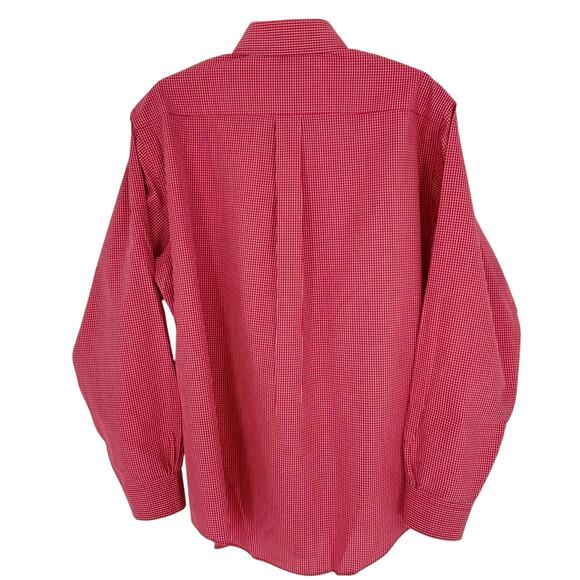 Brooks Brothers Men's Non-Iron Casual Shirt Button Down Red Plaid - Picture 2 of 5